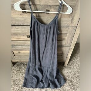 Navy blue tank top dress